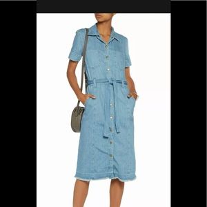 Current Elliott The Jackie denim dress, size 1